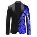 Damen Glitzernder Sequin Blazer mit elegantem Schalkragen R&B