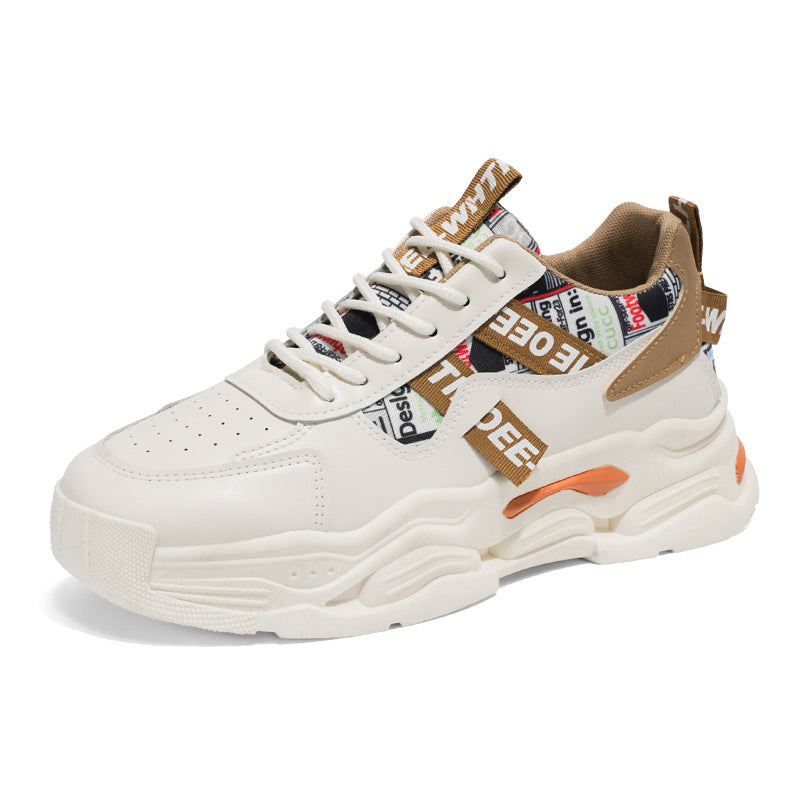 Damen Sportliche Chunky Sneakers mit modernem grafischen Design