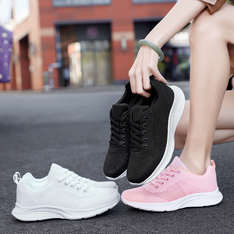Damen Atmungsaktive und flexible Sneakers mit rutschfester Sohle