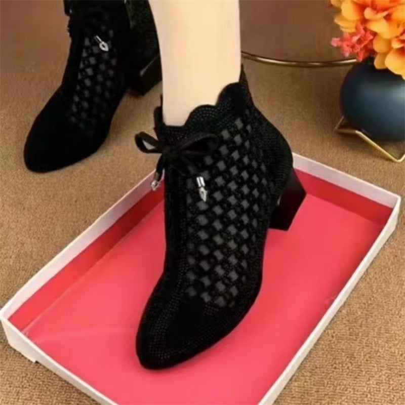 Damen Atmungsaktive Netze Stiefeletten R&B