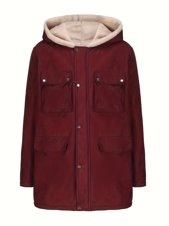 Damen Wickeljacke mit kuscheligem Innenfutter R&B