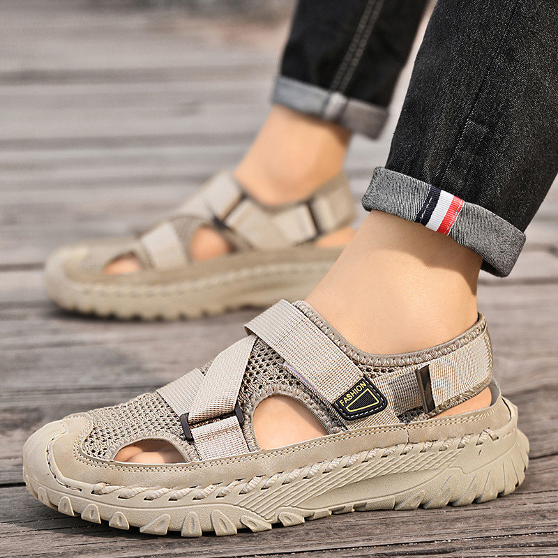 Damen Sportliche Aquasandalen mit verstellbaren Riemen und rutschfester Sohle R&B