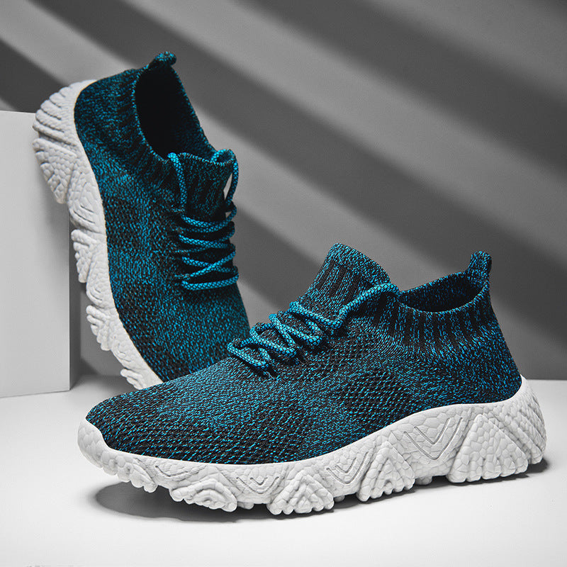 Unisex nan urbaner Strick-Schlupfsneaker mit sockenhaftem Schaft und markanter Profilsohle R&B