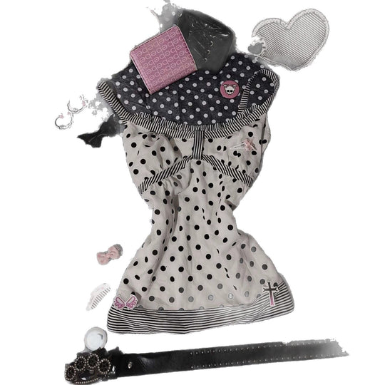 Damen Charmantes Polka-Dots Top R&B