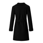 R&B | Langer Doppelt Knöpfbarer Woll-Look-Mantel für Frauen