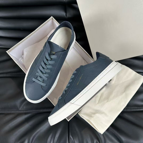 Damen Freizeit Sneakers mit atmungsaktiver Lederstruktur und rutschfester Sohle R&B