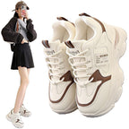Damen Sportliche Chunky Sneakers mit atmungsaktiver Mesh-Oberfläche und dämpfender Sohle