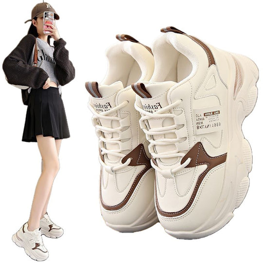 Damen Sportliche Chunky Sneakers mit atmungsaktiver Mesh-Oberfläche und dämpfender Sohle R&B