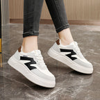 Damen Plattform-Sneaker mit modischem Design und dämpfender Sohle R&B