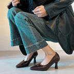 Damen elegante Pumps mit modischem Absatz R&B