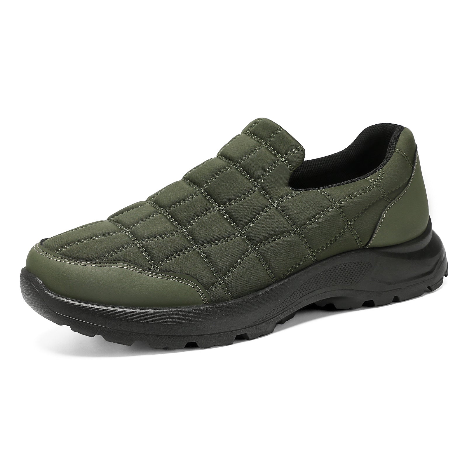 Damen Komfortable Slip-On Sneakers mit gepolstertem Schaft R&B