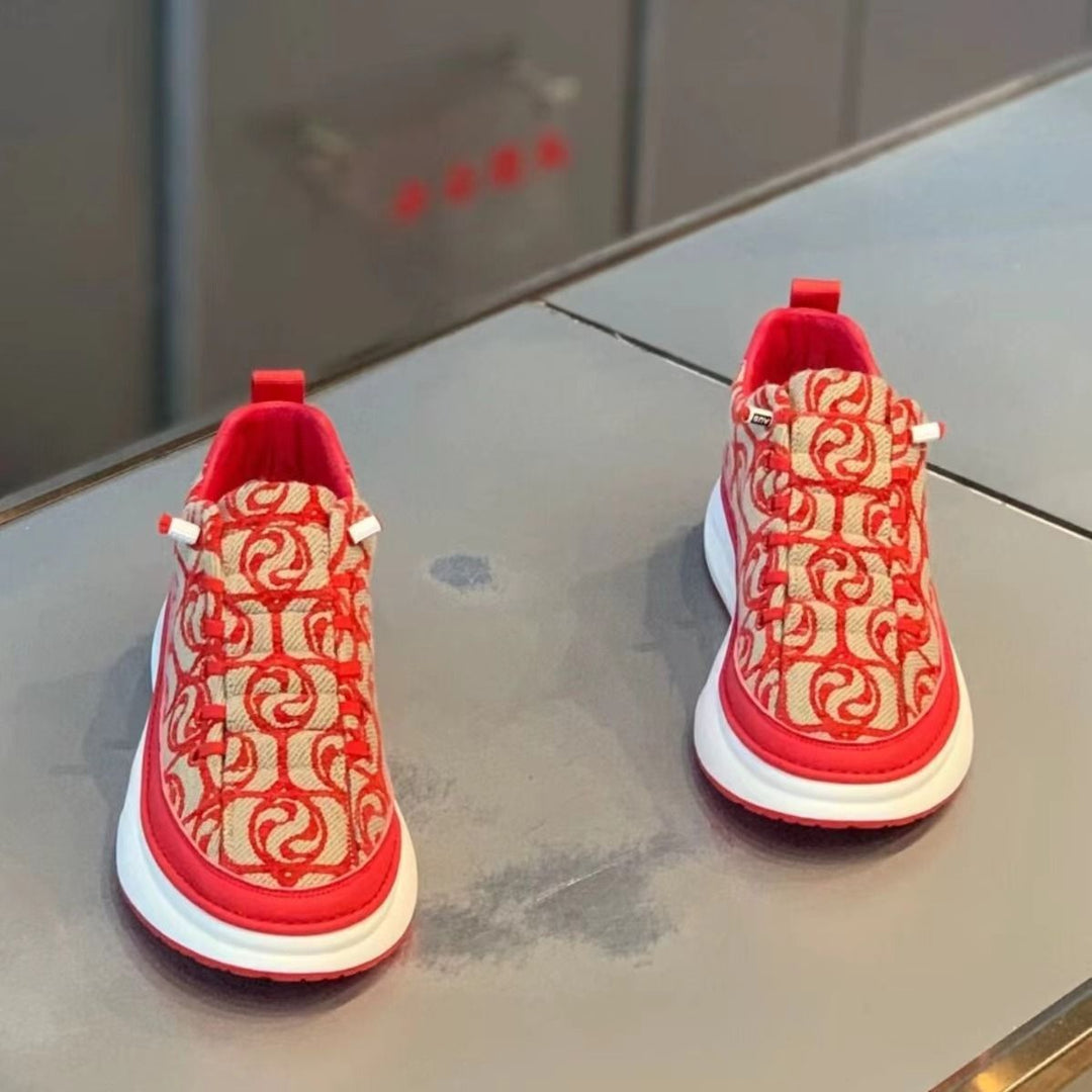 Damen modische Sneakers mit komfortabler Dämpfung und atmungsaktiven Obermaterialien R&B