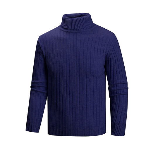 Herren Strickpullover mit Stehkragen R&B