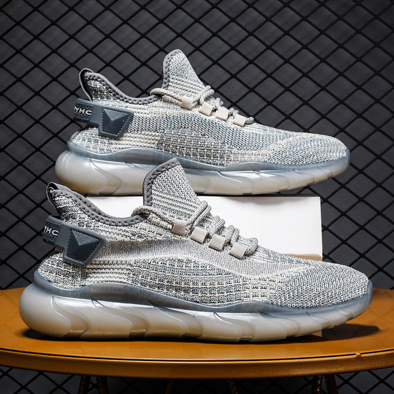 Damen Leichte Sportsneaker mit atmungsaktivem Mesh-Obermaterial und flexibler Sohle R&B