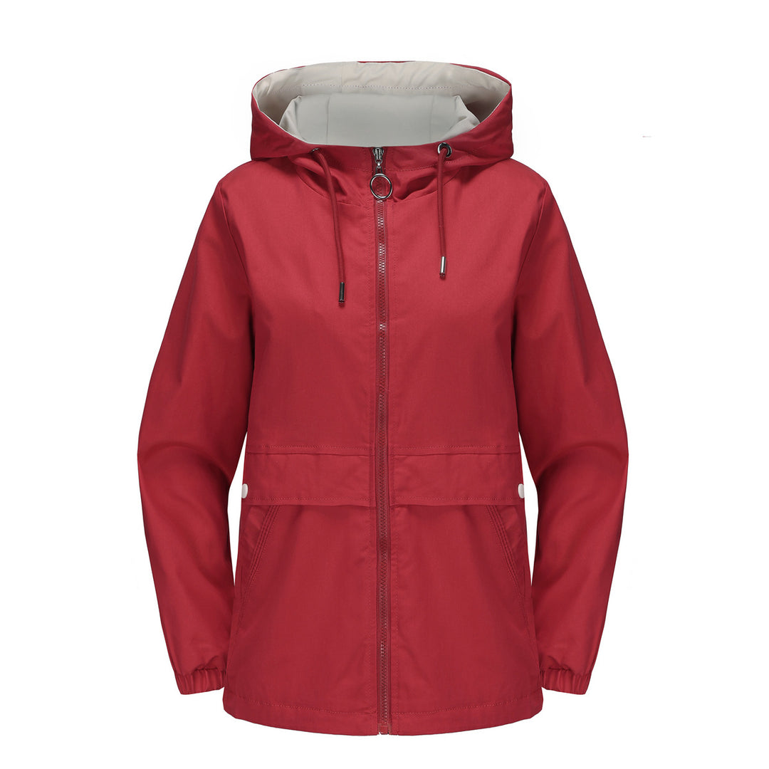 Damen modische Freizeitjacke mit verstellbarem Bund R&B