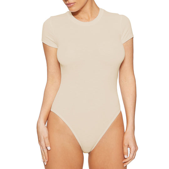 Damen Badesuit mit kurzem Arm und hoher Taillierung R&B
