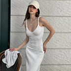 Damen Elegantes Maxikleid mit raffiniertem Schnitt R&B