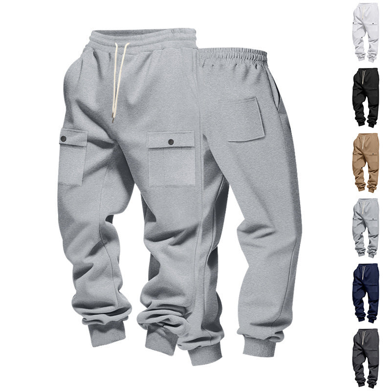 Herren Cargo-Jogginghose mit anatomischer Passform und praktischen Seitentaschen R&B