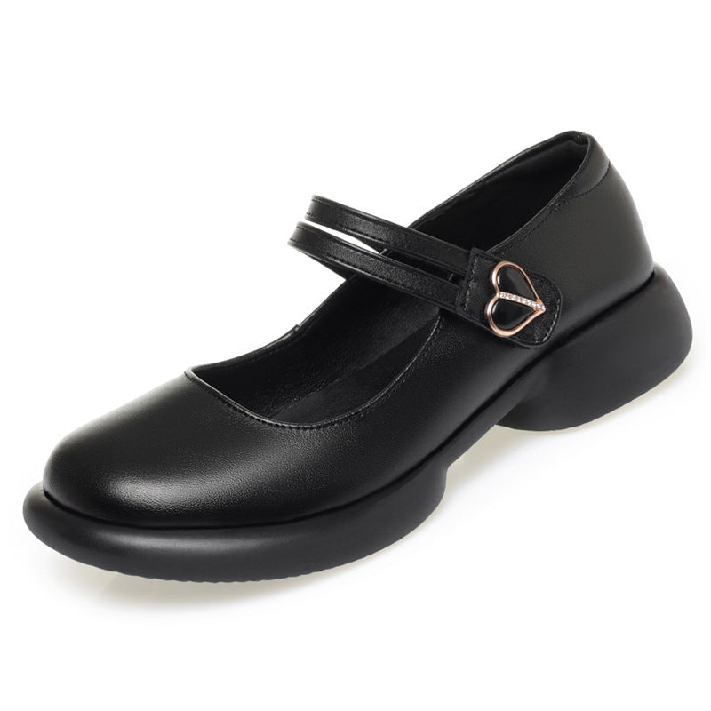 Damen Mary Jane Schuhe mit doppeltem Riemen und komfortabler Sohle R&B