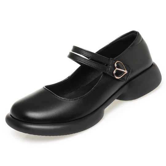 Damen Mary Jane Schuhe mit doppeltem Riemen und komfortabler Sohle R&B