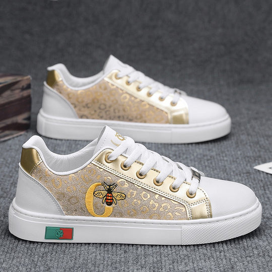 Damen modische Sneaker mit einzigartigem Musterdruck und hochwertiger Verarbeitung R&B