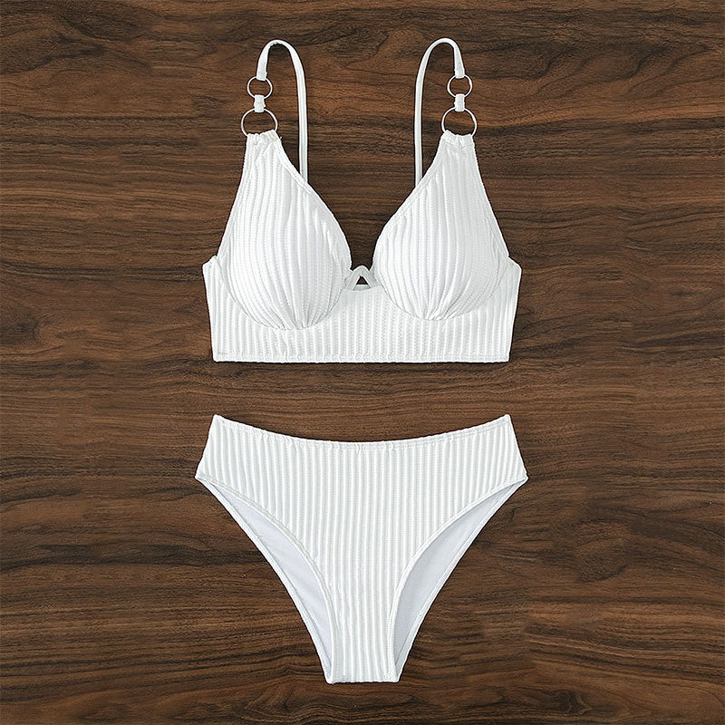 Damen Triangel-Bikini mit schickem Ringdetail R&B