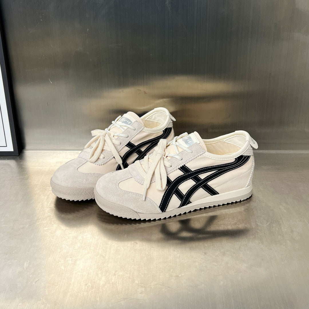 Damen Sneakers im sportlichen Retro-Design mit atmungsaktiven Mesh-Einsätzen R&B