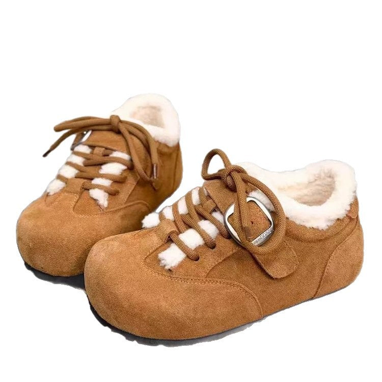 Damen Mokassins mit weichem Futter und verstellbarem Riemen R&B