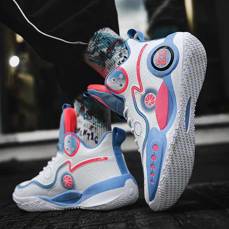 Damen Basketball Sneakers mit innovativem Dämpfungssystem und rutschfester Sohle