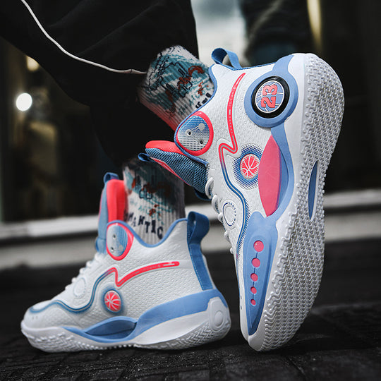 Damen Basketball Sneakers mit innovativem Dämpfungssystem und rutschfester Sohle R&B
