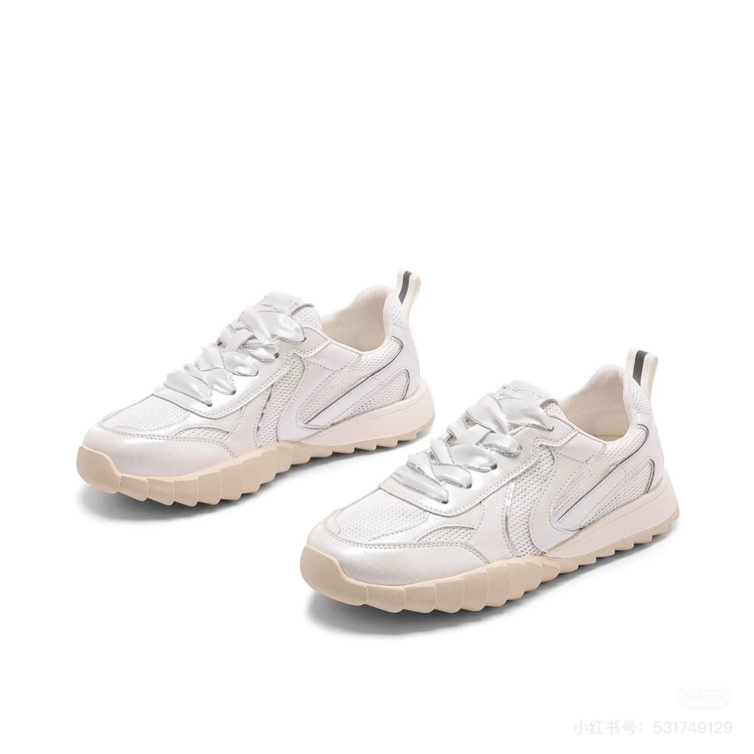 Damen Sportliche Sneakers mit atmungsaktivem Obermaterial und flexibler Sohle R&B