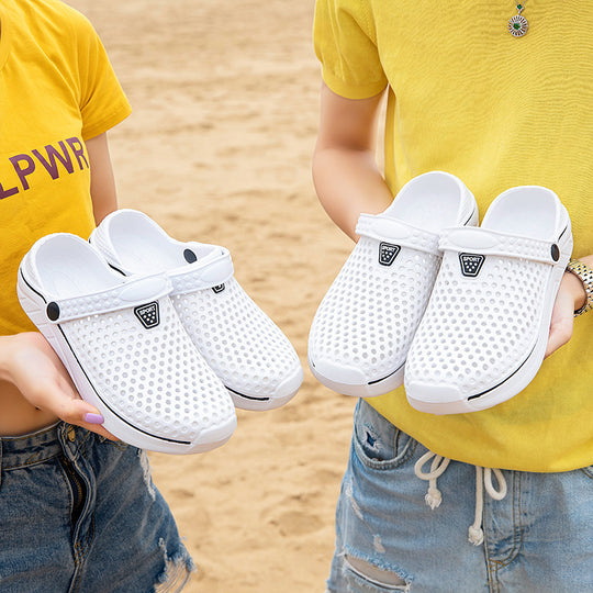 Damen Atmungsaktive Clogs mit rutschfester Sohle und flexiblem Design R&B