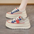Damen Sneaker mit dicker Profilsohle und atmungsaktivem Obermaterial R&B