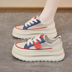 Damen Sneaker mit dicker Profilsohle und atmungsaktivem Obermaterial R&B