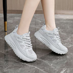 Damen Sportliche Sneakers mit atmungsaktiver Mesh-Struktur und gepolsterter Sohle R&B