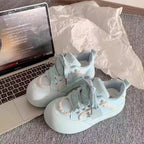 Damen Modische Sneaker mit innovativem Sohlenprofil und elastischem Schnürsystem R&B
