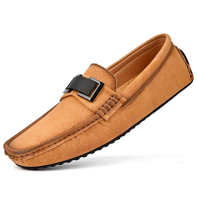 Herren Elegante Mokassins mit modischer Schnalle R&B