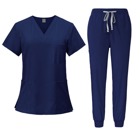 Damen medizinisches Pflege-Set mit praktischem Schnitt und vielseitigen Taschen R&B
