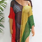 Damen luftig-transparenter Strandponcho R&B