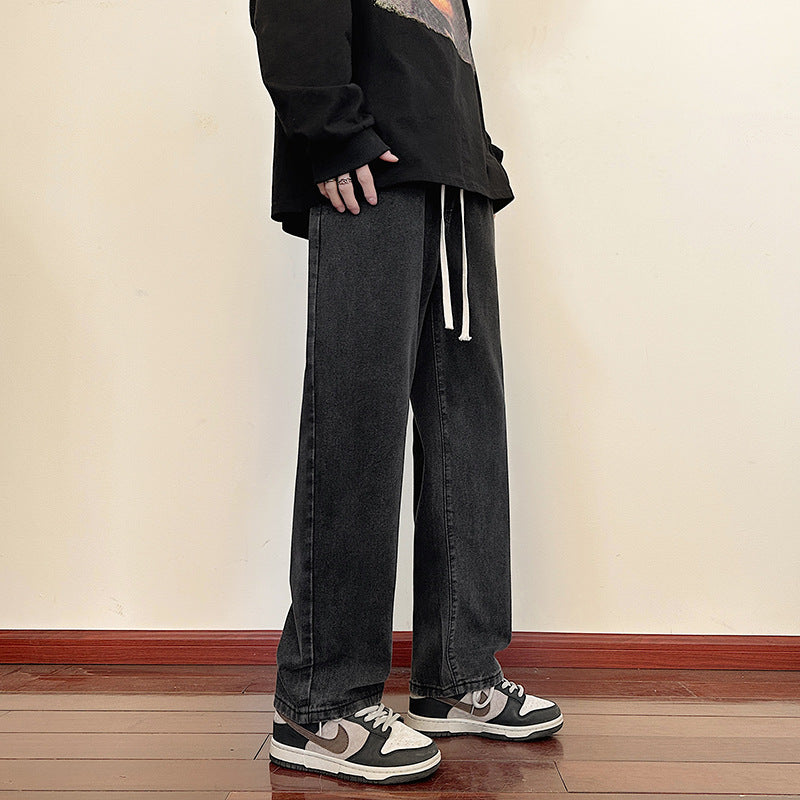 Herren weite Cargo-Jeans mit elastischem Bund und praktischen Taschen R&B
