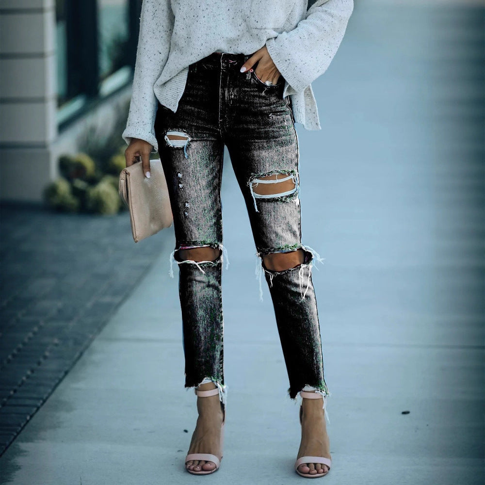 Damen destroyed Jeans R&B