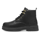 Herren Lederboots mit rutschfester Sohle und modischem Design