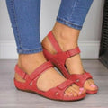 Damen Bequeme Badesandalen mit verstellbaren Riemen R&B