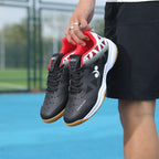 Damen Hochleistungs-Tennis-Schuhe mit dämpfendem Fußbett und atmungsaktiver Obermaterialstruktur