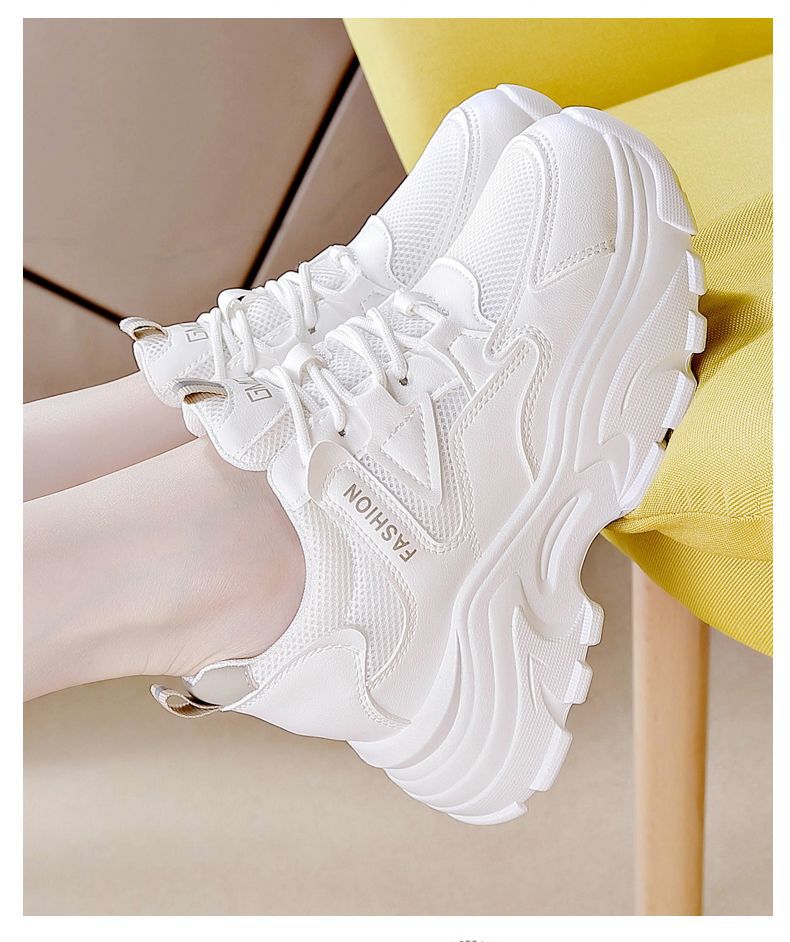 Damen Sportliche Sneakers mit atmungsaktiver Mesh-Oberfläche und dämpfender Sohle R&B