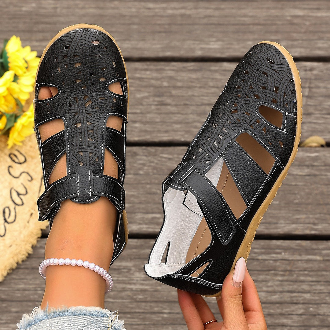 Damen Freizeit-Schuhe mit atmungsaktivem Design und verstellbarem Klettverschluss R&B