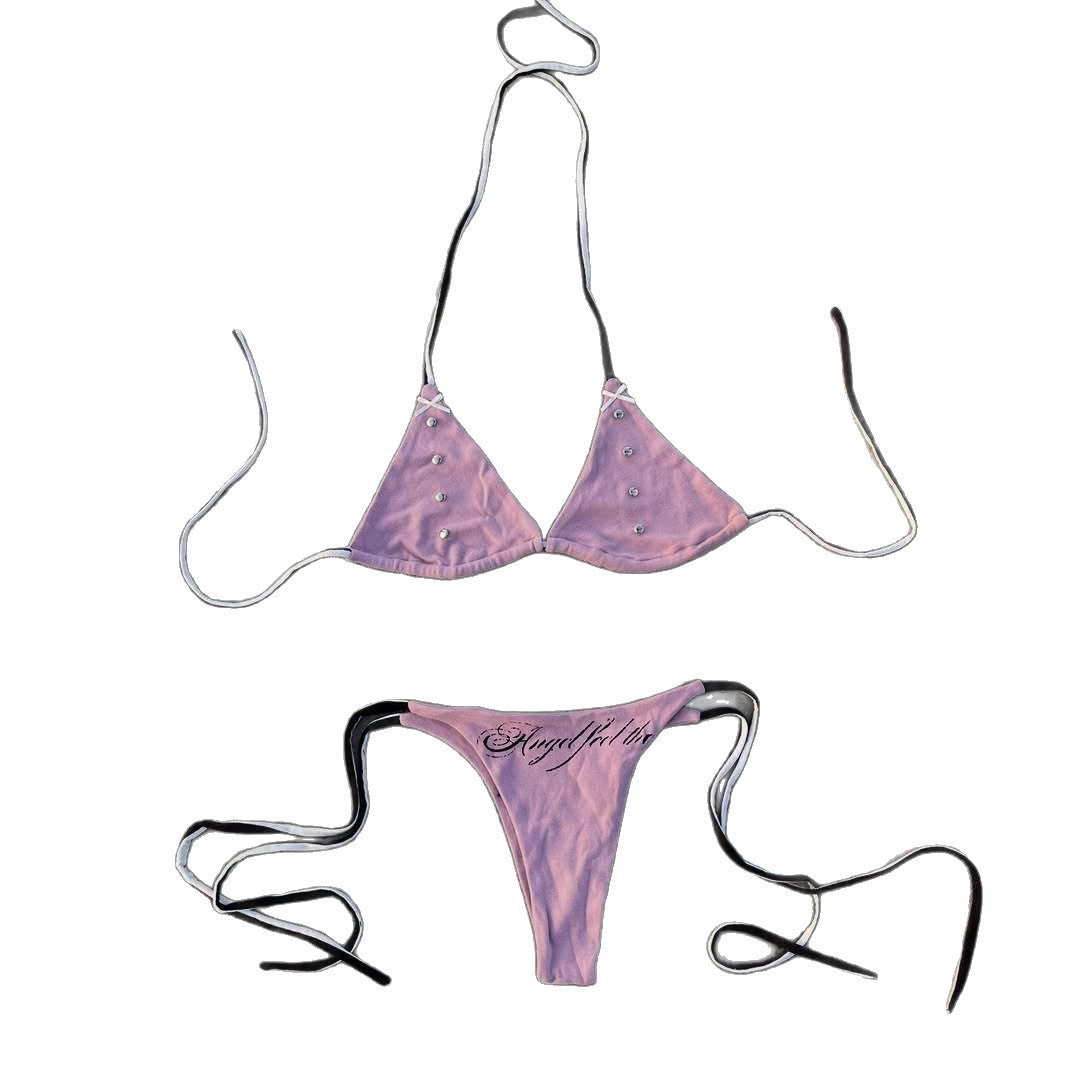 Damen verführerisches Bikini-Set mit einzigartigen Akzenten R&B