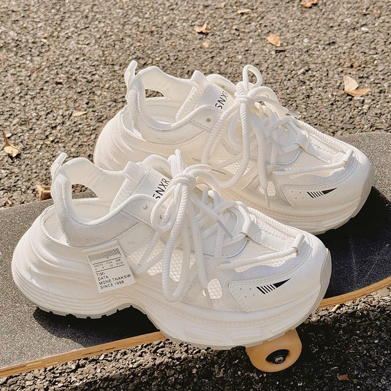 Damen Laufsneaker mit atmungsaktiver Mesh-Oberfläche und flexibler Sohle