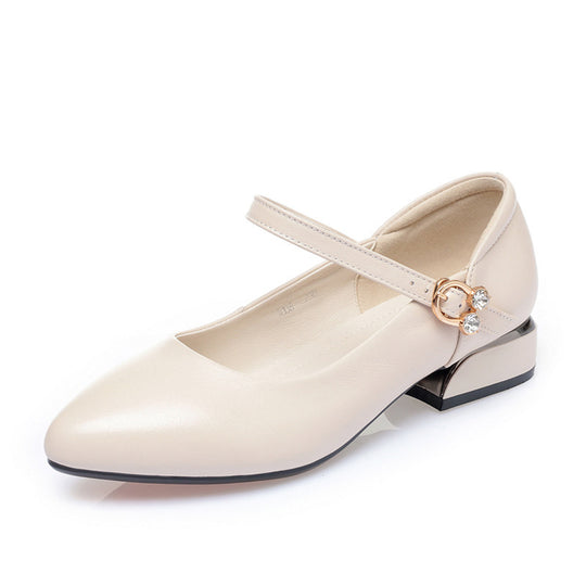 Damen Mary Jane Pumps mit modischem Schmuckdetail und komfortablem Blockabsatz R&B