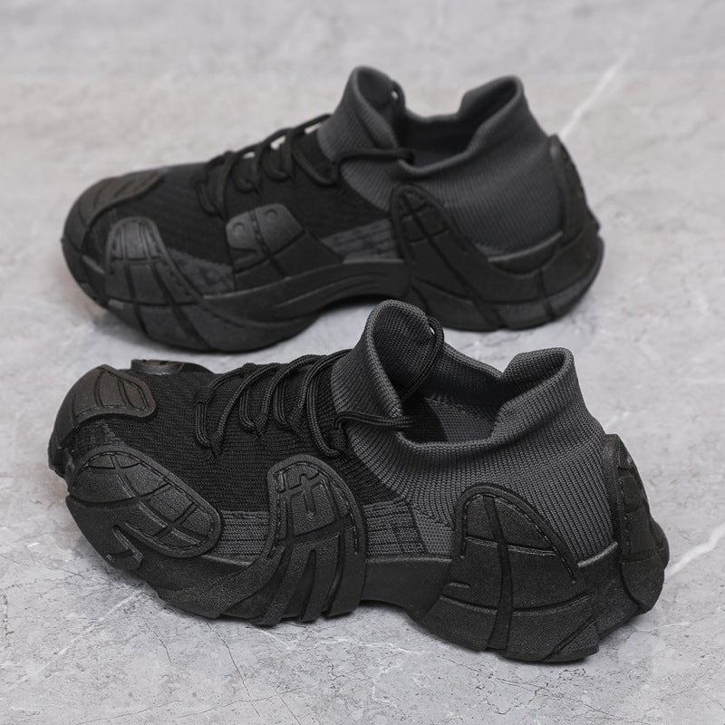 Damen Performance-Freizeitsneaker mit elastischer Strickkonstruktion und rutschfester Sohle